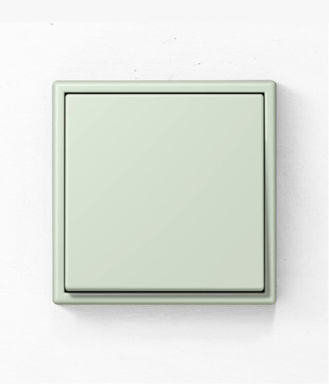 Jung Les Couleurs de Le Corbusier 32042 green light switch