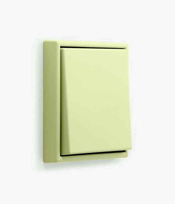 Jung Les Couleurs de Le Corbusier 32053 green light switch