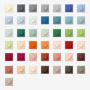 Jung LS 990 Les Couleurs Dimmer (all "1931" colours)