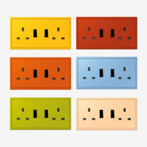 Jung LS 990 Les Couleurs Double Socket (all "1959" colours)