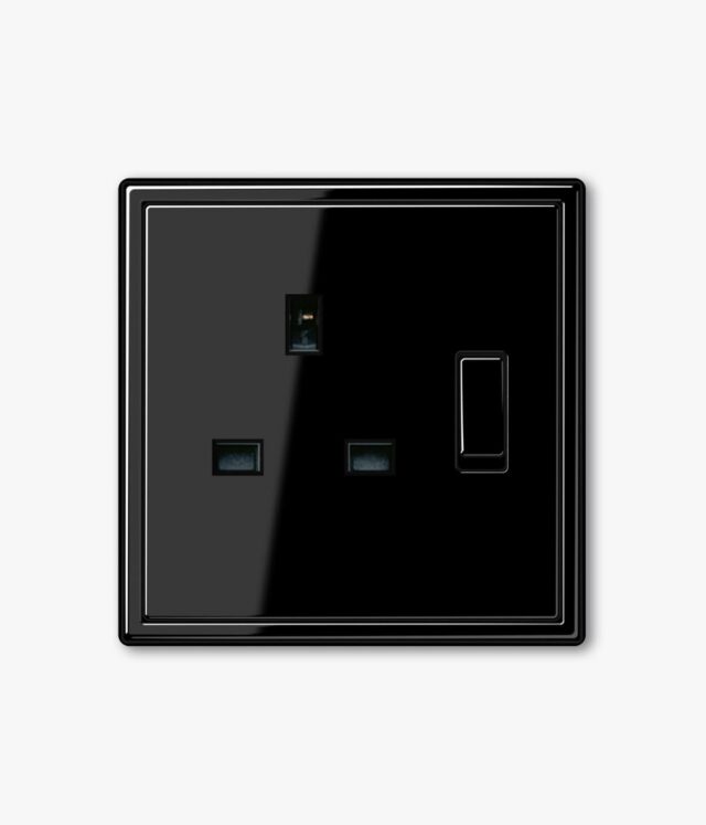 Jung LS 990 Black Sockets