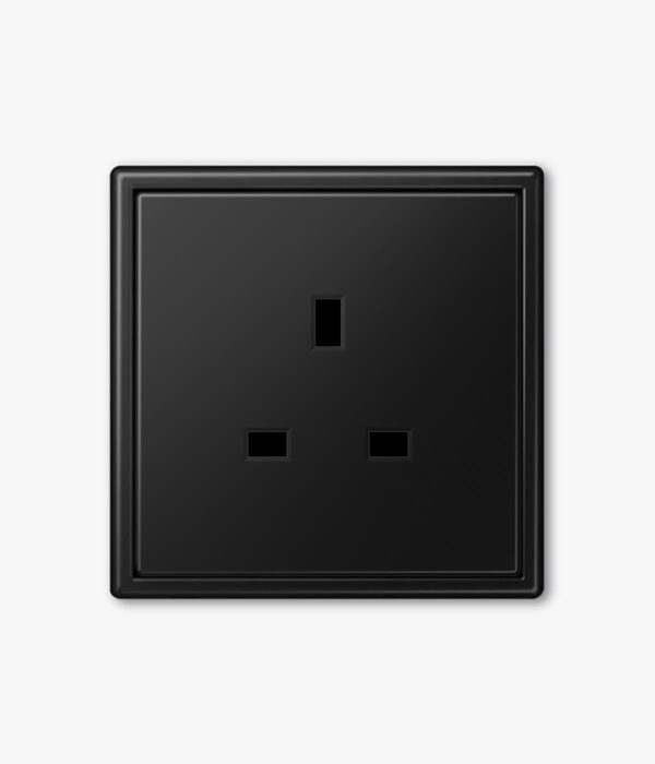 Jung LS 990 Matt Black socket