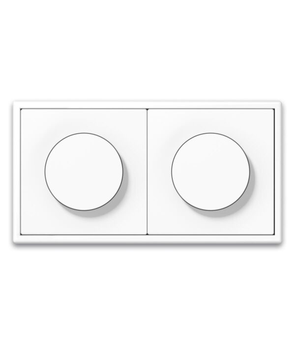 Jung LS 990 White Rotary Dimmer