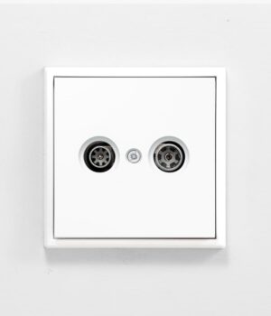 100-LS990PW-WG-2G-21-00A Jung LS 990 White Media Sockets