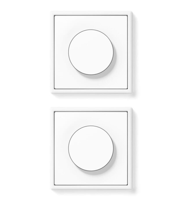 Jung LS 990 White Rotary Dimmer