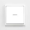 Jung LS990 White isolator switch with light