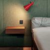 Jung LS 990 Matt Black switch on wall