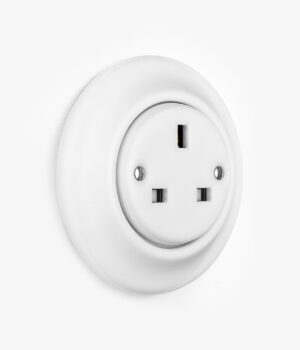 100-KPROOALB-BS-WM-05-45A Katy Paty Roo Alba matt plug socket