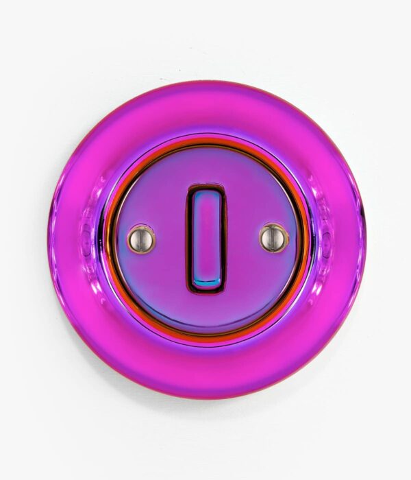 Katy Paty ROO VIOLEDO light switch in iridescent pink