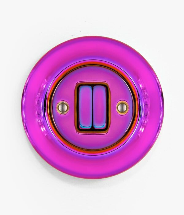 Katy Paty ROO VIOLEDO light switch in iridescent pink