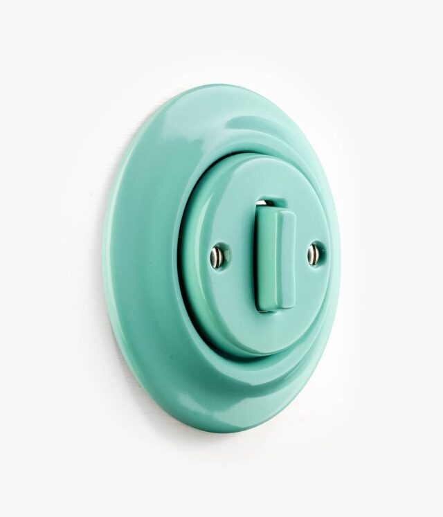 Katy Paty Pnoe mint coloured light switch