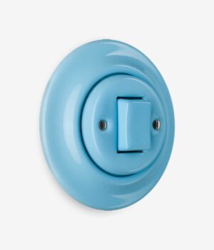 100-KPROODEC-W-BB-00-45A Katy Paty Roo Pastel Blue light switch