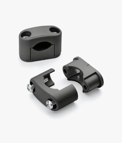 Textile Cable clamps, black