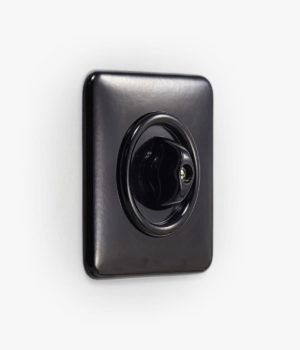 100-THPGBARO-S-00-45A THPG Bakelite rotary light switch, square