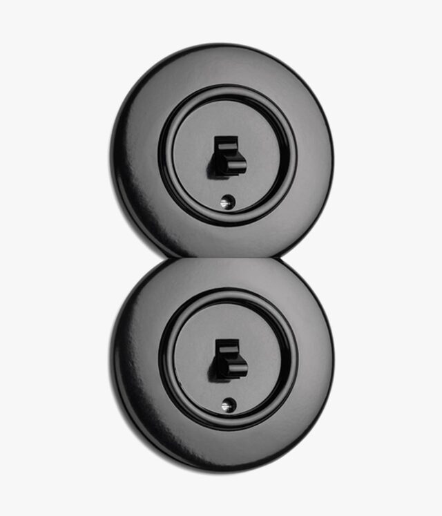 THPG Bakelite double toggle light switch