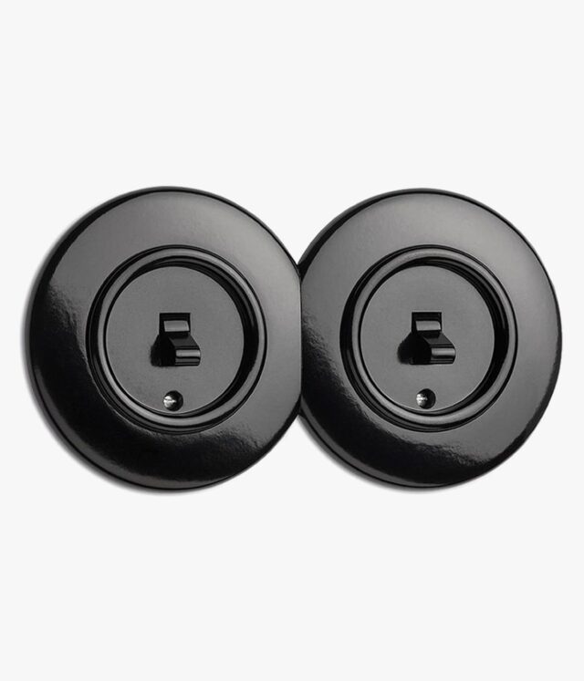 THPG Bakelite double toggle light switch