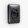 THPG Bakelite double toggle light switch, square